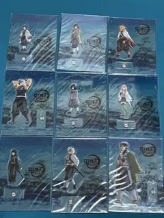 鬼滅の刃　笑い合う柱達　アクリルスタンド　コンプリート