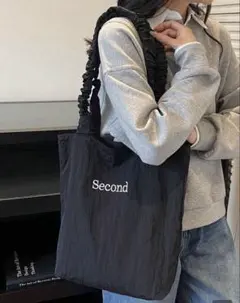 【期間限定お値下げ中】プリーツストラップトートバッグ