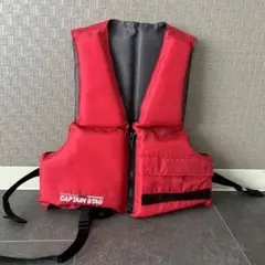 CAPTAIN STAG ライフジャケット レッド 子供用のサムネイル