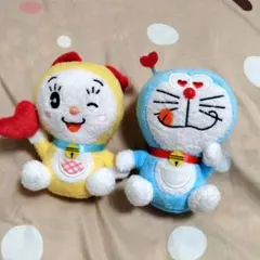 ドラえもん•ドラミちゃん ぬいぐるみキーホルダー