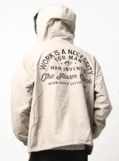 極美品！ロデオクラウンズのワイドボウルフーデットコーチジャケットベージュLサイズ