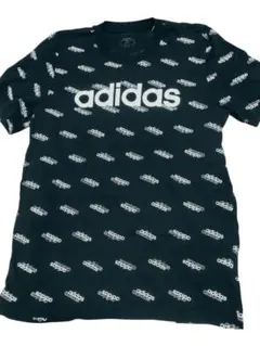 adidas アディダス Tシャツ 総柄 ロゴ