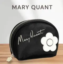 MARY QUANT ラウンドポーチ ブラック　美品