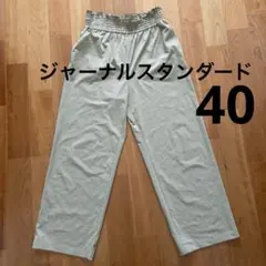 【完売色】ジャーナルスタンダード　ナイロンストレッチパンツ　40