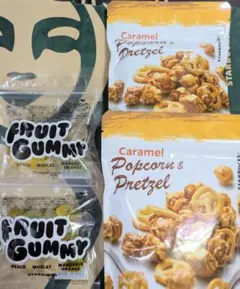 스타벅스 캐러멜 팝콘 & 구미 포장