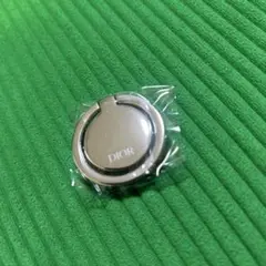 Dior ノベルティ シルバー色スマホリング