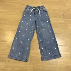 【GAP】ハート柄　ワイドジーンズ（120cm）のサムネイル