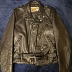 レザーダブルライダースジャケット 黒