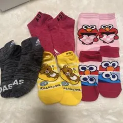 キッズ靴下 5足セット 18〜24センチ キャラクター