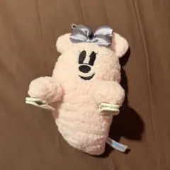 ディズニーハロウィン おばけ ピンク 肩乗せ ぬいぐるみ クリップ付き