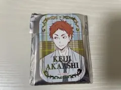 ハイキュー　セブンネット限定　スクエア缶バッジ第１弾　赤葦京治