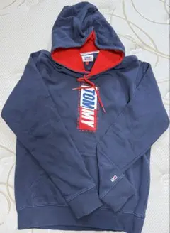 TOMMY JEANS ネイビー/レッド パーカー Sサイズ