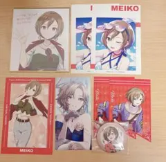 プロセカ　MEIKO　缶バッジ　色紙　カード　しおり