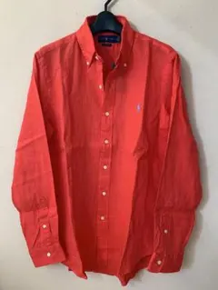 ポロラルフローレン　ワンポイント　レッドシャツ