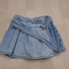 ZARAデニム ラップスカート ショートパンツ　 160以上