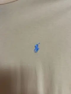 ポロラルフローレンイエロー クルーネック Tシャツ ポロ刺繍XXL