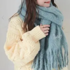 モヘア マフラー