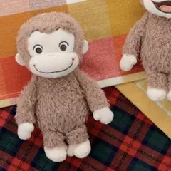 おさるのジョージ　赤いほっぺ　マスコット　ぬいぐるみ