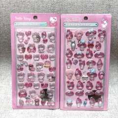 【2枚セット】ボンボンドロップシール サンリオ ハローキティ　マイメロ