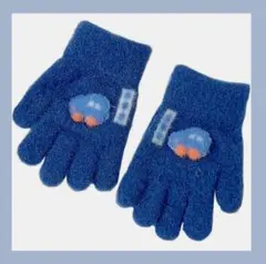 子供　手袋　グローブ　防寒 あったか 可愛い　ぷっくり　車　通園　1-3歳