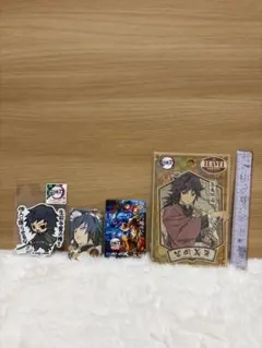 冨岡義勇　缶バッジとステッカーセット