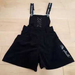 コーデュロイ ショートサロペット