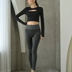 SHEINシーレギンス　ヨガレギンス　ピラティスレギンス