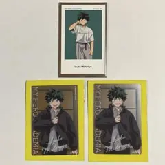ヒロアカ baseyard メタルカード アートステッカー 緑谷出久