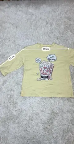 【LOVE DRUG STORE】レディース 七分袖 カットソー イエロー