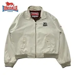 LONSDALE ロンズデール ハリントンジャケット XXL ベージュ 裏ネル