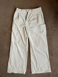 commongull production コーデュロイパンツ ホワイト