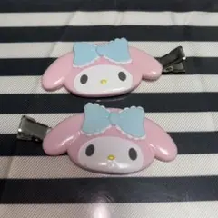 マイメロディ ヘアクリップ 2個セット サンリオ