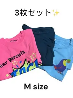 【お得】Tシャツ 3枚セット 男女兼用　Mサイズ　ビンテージ