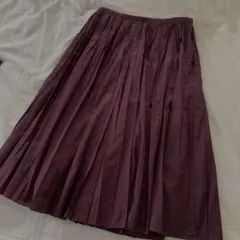 アマカ　春夏スカート　プリーツスカート　小さいサイズ