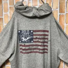 ㉟‼️激レア‼️ポロラルフローレン★ワンポイント刺繍 ポロベア スウェットパーカー