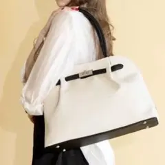 新品タグ付 styiro トートバッグ 肩大容量 A4 黒 定価27000円