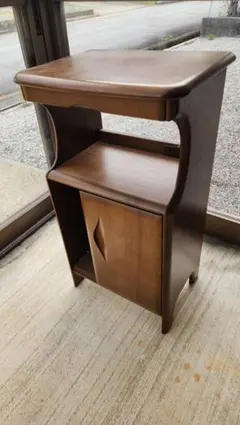 カリモク家具 karimoku 電話台 FAX台 ルーター収納 木製 - メルカリ