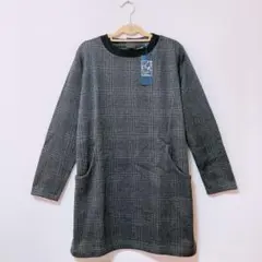 【新品未使用】ジュンコシマダ チュニック ワンピース カットソー 裏起毛 LL