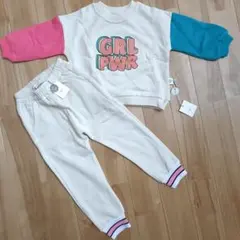 GRL PWR トレーナー＆パンツセット　スウェット　90　セットアップ