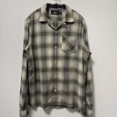 RRL ラルフローレン　オンブレチェックシャツ　レーヨン　Ｓのサムネイル