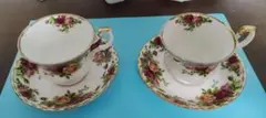 【ROYAL ALBERT】 ティーカップ オールドカントリー　ローズカップ