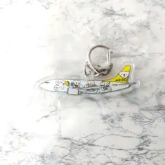 AIRDO　エア・ドゥ 飛行機アクリルキーホルダー ベアドゥ