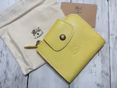 新品 イルビゾンテ ☆限定カラー☆ 二つ折り財布 L字ファスナー レモンイエロー