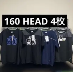 160 Tシャツ 男の子　スポーツウェア　半袖　HEAD 黒　キッズ　セットのサムネイル