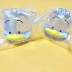 ガチャガチャ あひるのペックル ファッションリングジュエルクリア2 2個セット