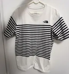 THE NORTH FACE ストライプ 半袖Tシャツ サイズ:L