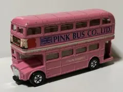 トミカ ロンドンバス ピンク色 日本製 ロングタイプ？