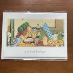 バムとケロ　ポップアップカード