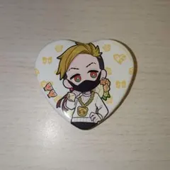 CrazyRaccoon YYさん ハート型缶バッジ