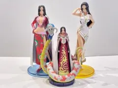 【10％引き】ワンピースフィギュア ハンコック 3種セット＋おまけでマーガレット